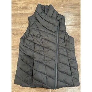 Nicole Miller Black Quilted Puffer Vest